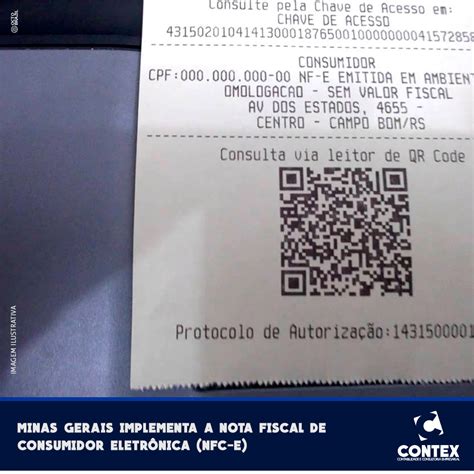 nota fiscal completa mg.